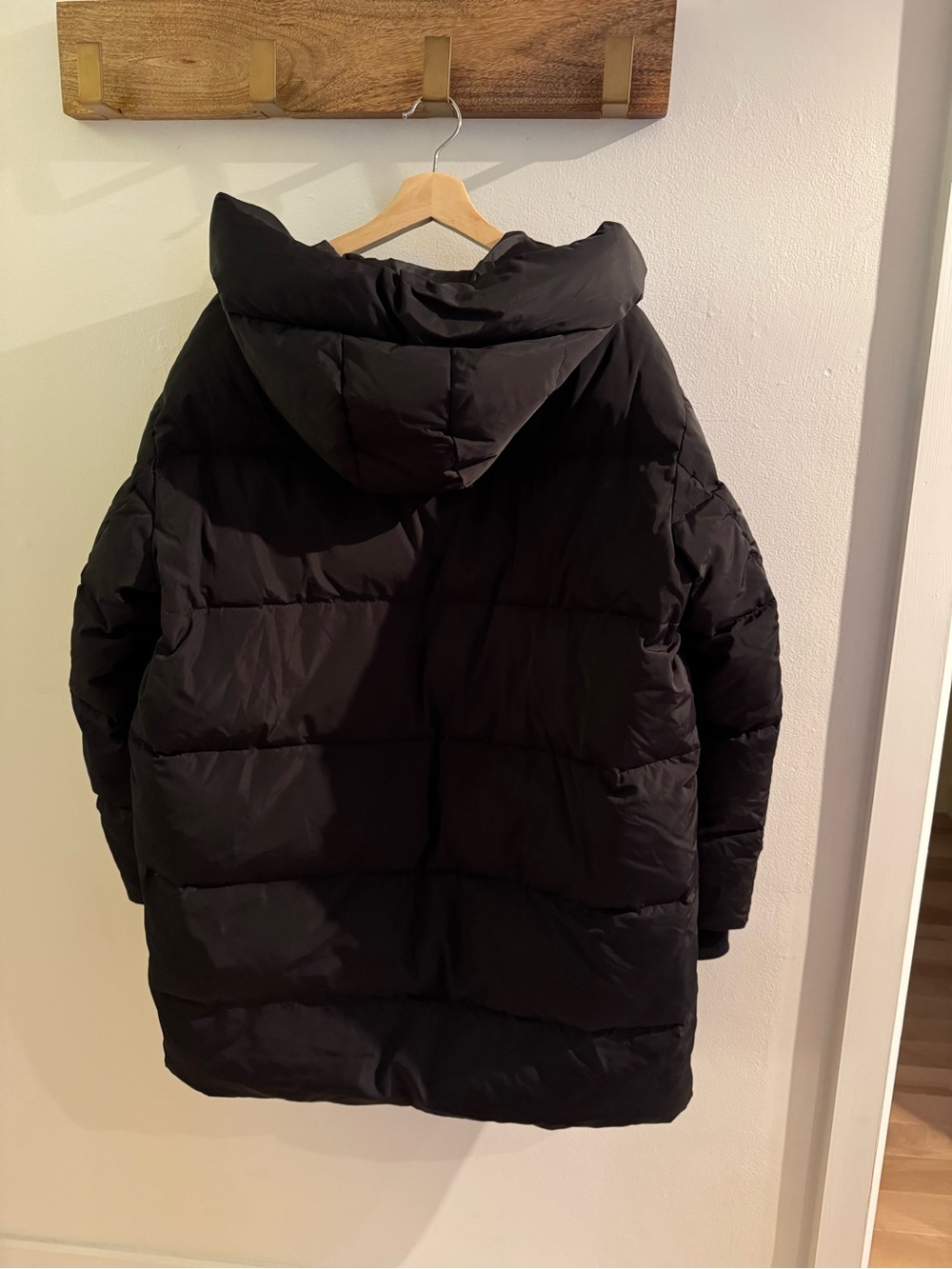 MMNova Avon Down Jacket Womens Black with Hood size medium - Picture 10 of 12